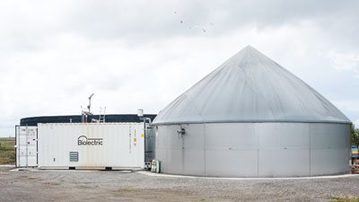 The Biodigester on a farm in Ontario