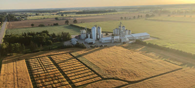 Aerial View of Cribit Seeds Farm